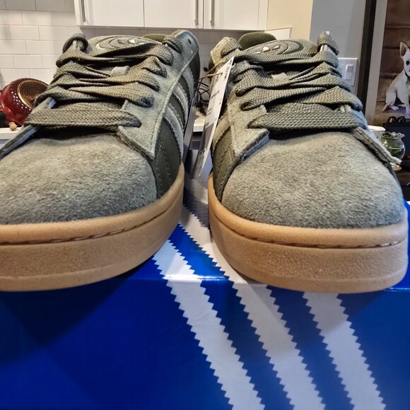Adidas Originals Men's Olive Strata Campus 00s Shoes Sneakers JH7606 Size 12 NEW - Picture 8 of 16